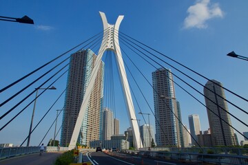 中央大橋　佃方面を望む