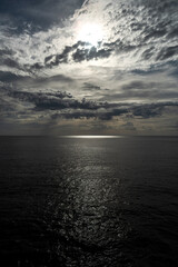 Beautiful clouds over the ocean, Sydney Australia