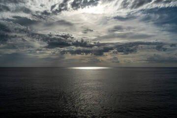 Beautiful clouds over the ocean, Sydney Australia