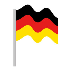 Germany flag design, festival and celebration theme Vector illustration