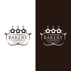 Bakery Shop Logo, Bread Vector illustration for Icon, Symbol, Graphic Resources, and Business. Editable Stroke
