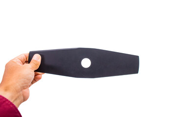 A new black grass trimmer cutting blade