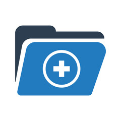 Fototapeta premium Medical record icon