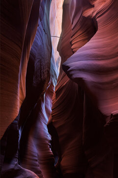 High Spur Slot Canyon in the Robbers Roost Area Of Southern Utah