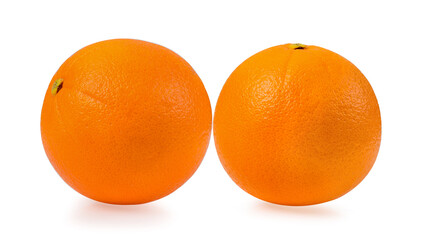 Orange slice isolated on white background