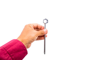 A small socket wrench  on hand