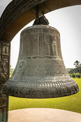 Fototapeta premium world peace bell from different unique angles close up shots