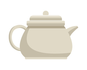 Isolated tea pot vector design
