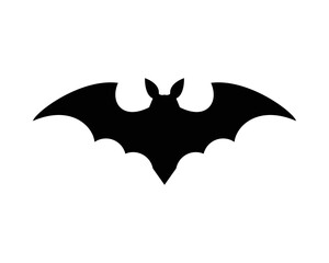 Halloween bat silhouette vector design