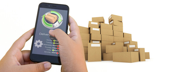 Package delivery control app