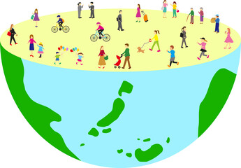 地球上　人々のライフスタイル