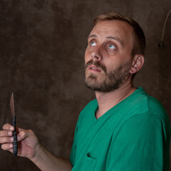 Contractor in the room.