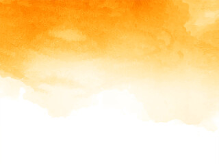 Abstract yellow watercolor background