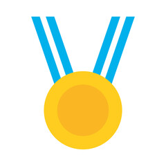 medal icon image, flat style