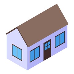 Security service home icon. Isometric of security service home vector icon for web design isolated on white background