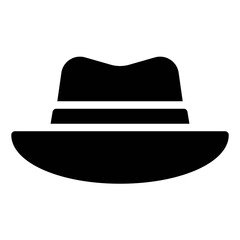 Sun hat icon, Summer vacation related vector