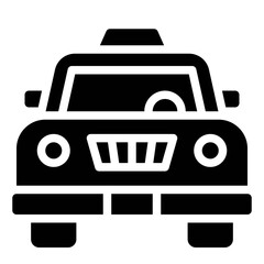 Taxi car icon, Summer vacation related vector