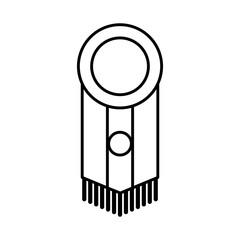 mexican pennant icon, line style