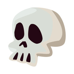 Isolated skull icon vector design
