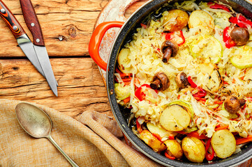 Vegetarian vegetable stew
