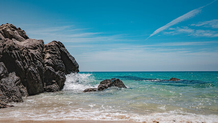 Obraz premium Tranquil Sea Stone
