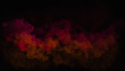Fototapeta premium 3d red color splash on abstract black background 
