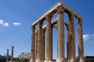 the Temple of Olympian Zeus, Athens