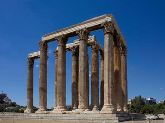 Obraz premium the Temple of Olympian Zeus, Athens
