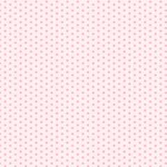 Seamless pattern pink polka dot background