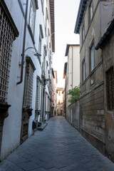 Fototapeta na wymiar Typical street of Toscany, Italy.
