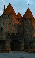 Towers at  Cité de Carcassonne