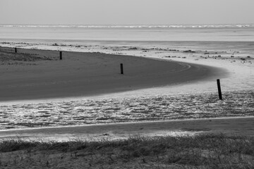 Ebbe im Nationalpark Wattenmeer, Nordfriesland, Schleswig-Holstein, Deutschland, Europa