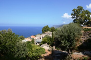Fototapeta na wymiar Corse Village de Pino