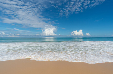 beach and sea sky background