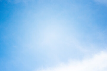 blue sky and clear background