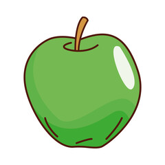 Isolated apple fruit vector design