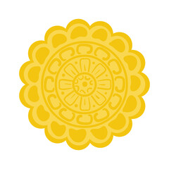 mooncake design, Happy mid autumn harvest festival oriental chinese and celebration theme Vector illustration