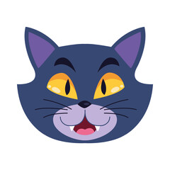 Cute cat cartoon vector design