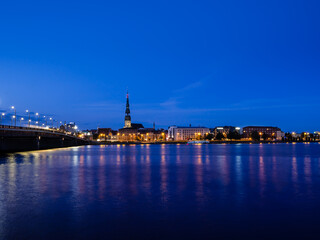 Fototapeta na wymiar Riga by night