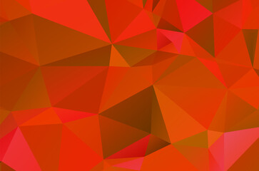 Abstract Red Geometric Background. Raster Illustration