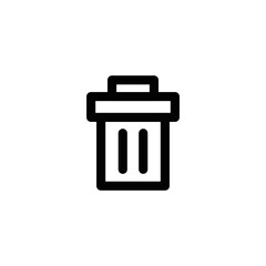 recycle, trash icon line vector eps