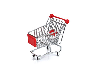 shopping cart isolated on white background