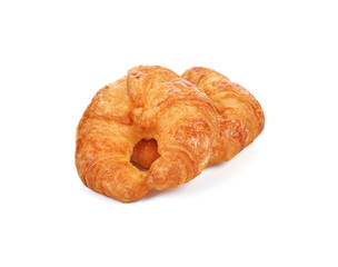 Croissant isolated on white background