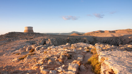 Pueblo pesquero de Fornells en Menorca