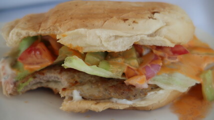 ham and cheese sandwich