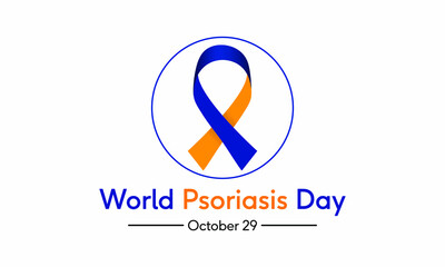 Vector illustration on the theme of World Psoriasis day observed each year on October 29th across the globe.