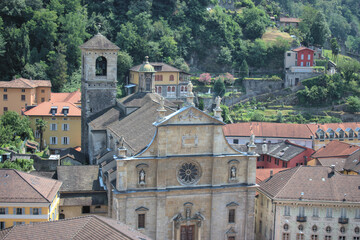 Kirche in Bellinzona in der Schweiz 30.7.2020