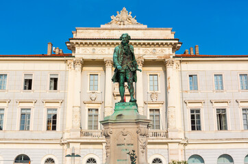 Obraz premium Giuseppe Tartini, Tartini square, Piran, Slovenia, Europe