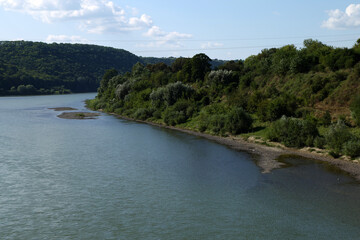 beautiful summer river landscape