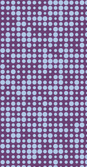 Abstract Color Halftone Dots generative art background illustration